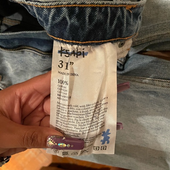 KSUBI SLIM PIN HIGH RISE ANKLE CROP - Picture 4 of 5